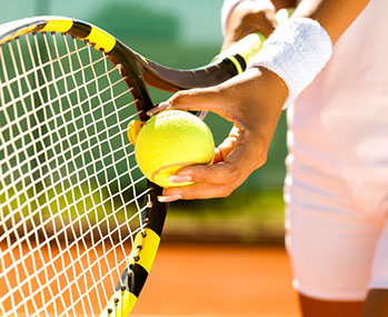 luxurious villa with tennis club